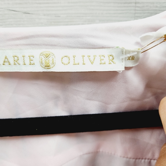 Marie Oliver Silk Faux Wrap Top - Picture 9 of 12